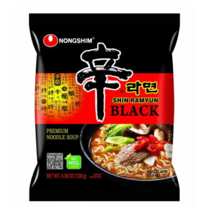 Лапша б/п с говядиной острая Shin Ramyun Black Nongshim 130гр., Корея