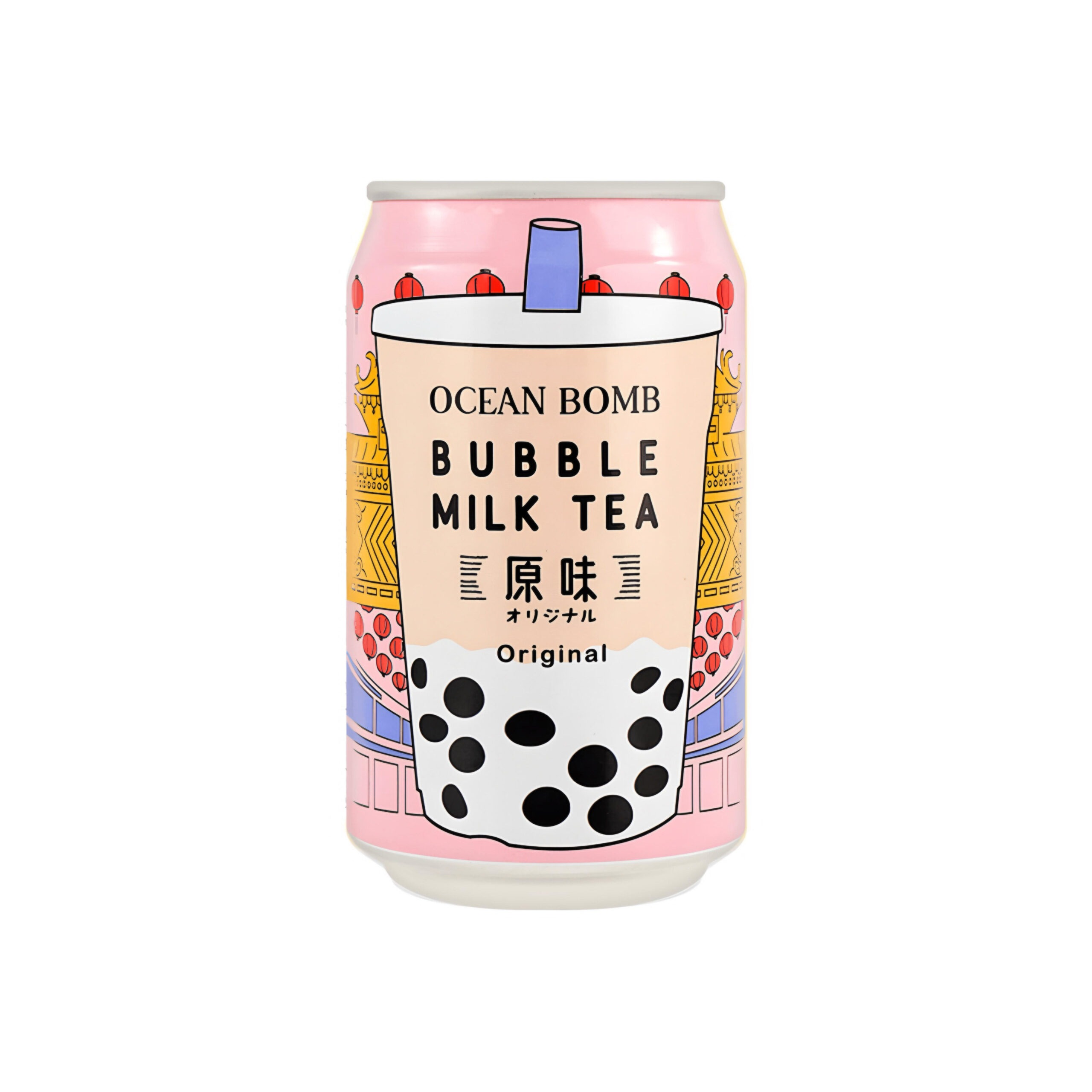 Чай с молоком Бабл Ти «Bubble Milk Tea» Ocean Bomb 315мл., Тайвань