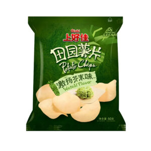 Картофельные чипсы со вкусом васаби Oishi 50гр., Китай