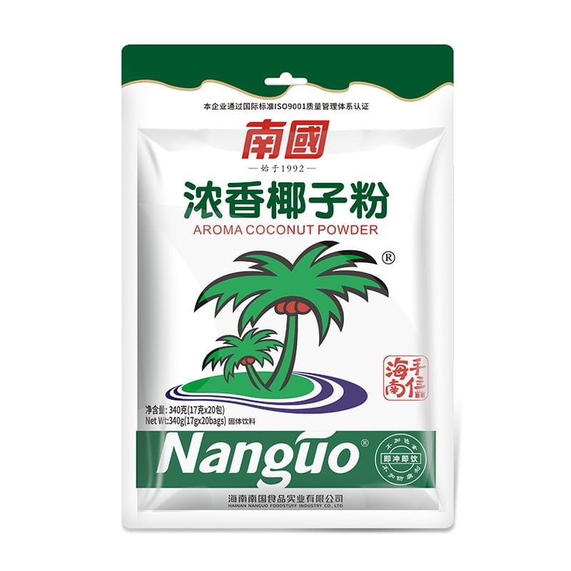 Сухое кокосовое молоко с сахаром Nanguo 340гр., Китай