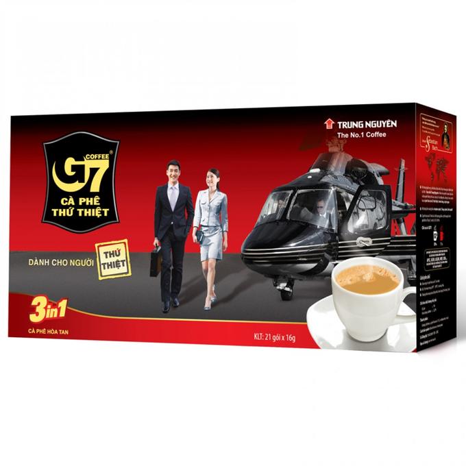 Растворимый кофе G7 Trung Nguyen 3в1 21 пак 336гр., Вьетнам