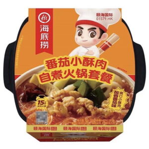 Лапша саморазогревающаяся фунчоза со свининой и томатом Haidilao HotPot 415гр., Китай