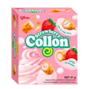 Бисквитные рулетики со вкусом клубники Collon 41гр., Таиланд