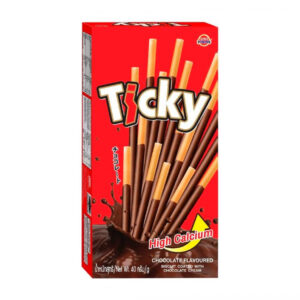 Бисквитные палочки со вкусом шоколада Ticky 36гр., Таиланд