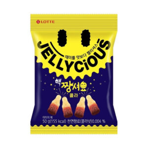 Жевательный мармелад со вкусом кислой колы «Sour Cola» JELLYCIOUS 50гр., Корея