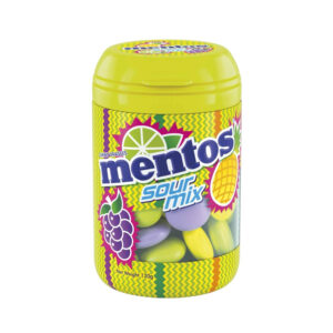 Конфеты кислый микс (банка) Mentos 120гр., Корея