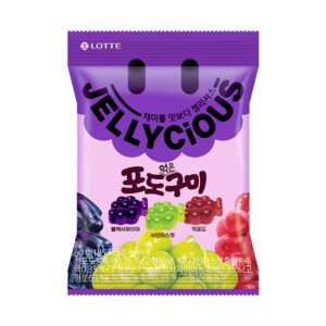 Жевательный мармелад микс винограда «Mix Grape» JELLYCIOUS 60гр., Корея
