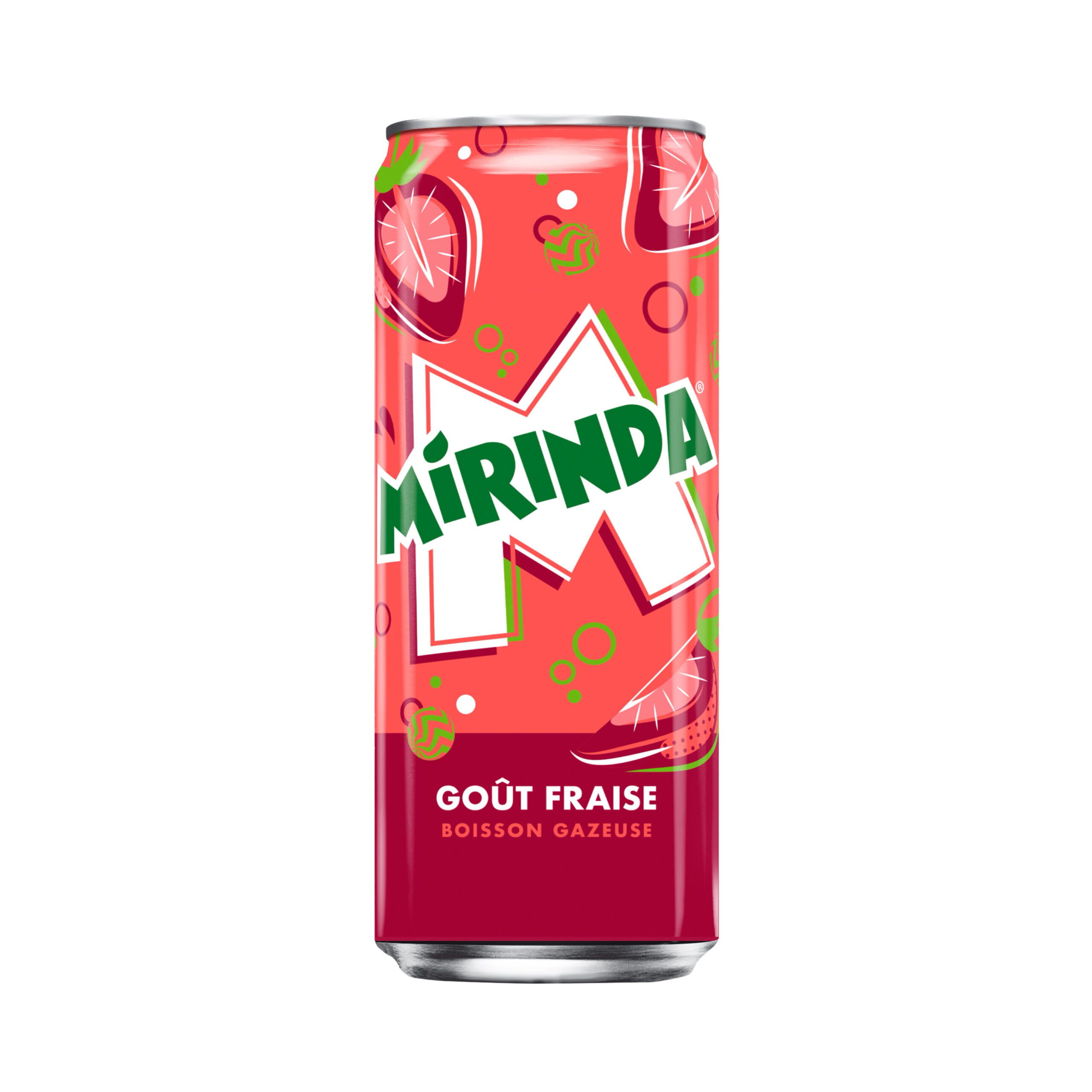 Газированный напиток со вкусом клубники Mirinda 245мл., Таиланд