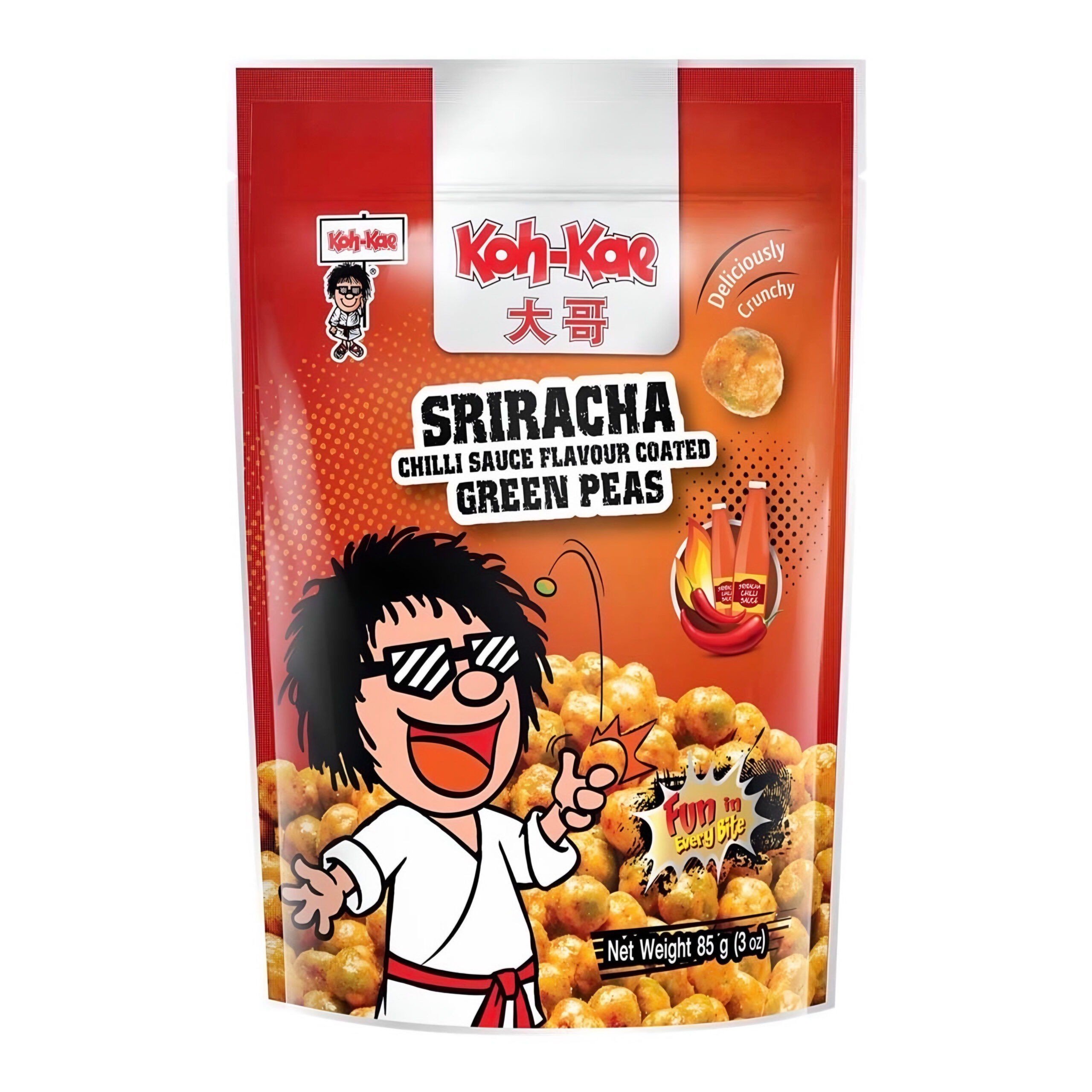 Горошек в хрустящей панировке со вкусом соуса чили Шрирача Koh-Kae 85гр., Таиланд
