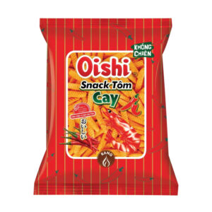 Чипсы со вкусом креветки очень острые Oishi 68гр., Вьетнам