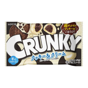 Шоколадное драже печенье и сливки Crunky Lotte 37гр., Япония
