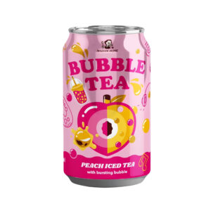 Чай со вкусом персика Bubble Tea Madam Hong 320мл., Тайвань