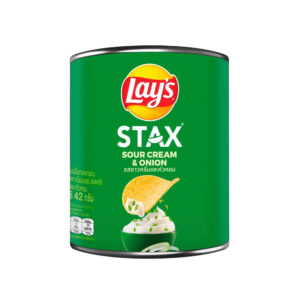 Чипсы сметана и лук Lay's Stax 42гр., Таиланд