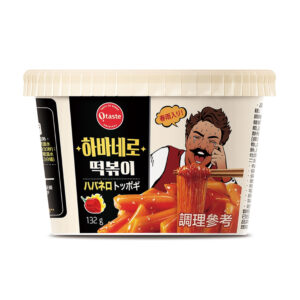 Рисовые клецки-топпокки с хрустальной лапшой в соусе хабанеро «Habanero Topokki» 132гр., Корея