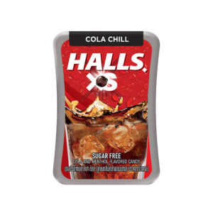 Леденцы кола с ментолом без сахара Halls XS Sugar Free 13,8гр., Таиланд