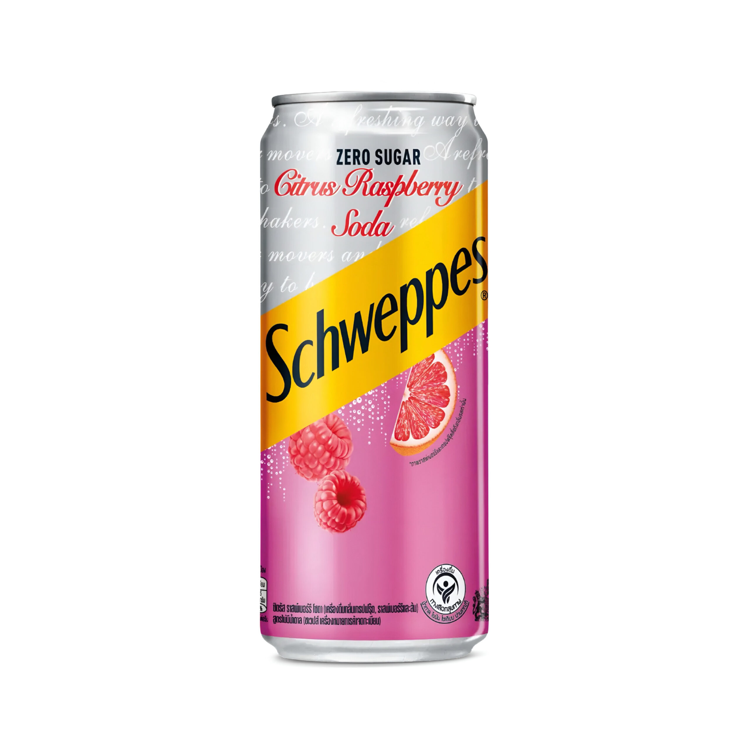 Газированный напиток со вкусом малины и цитруса Schweppes 330мл., Таиланд