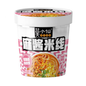 Лапша рисовая б/п в чашке с кунжутным соусом Mo Xiao Xian 105гр., Китай