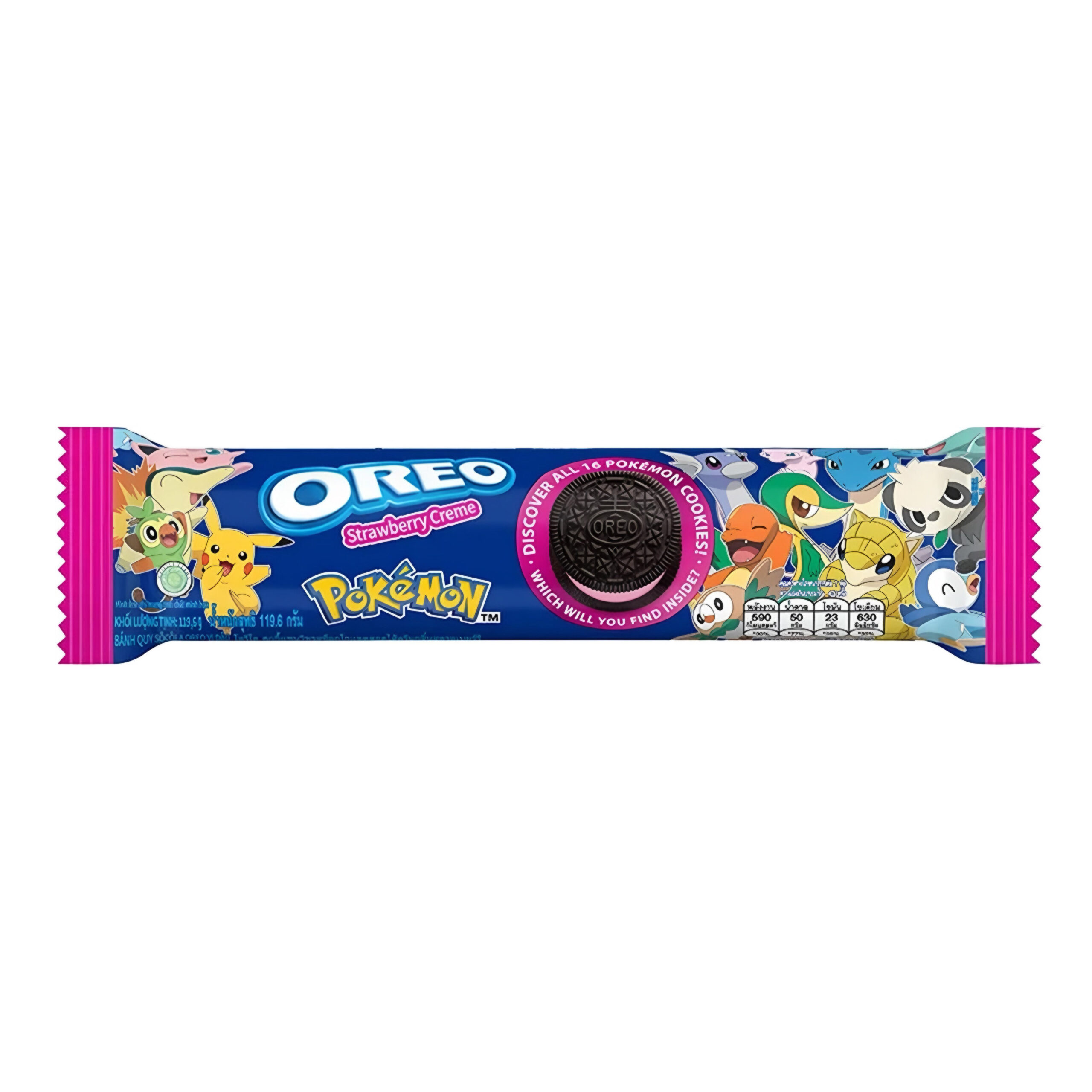 Печенье Oreo Pikachu клубника 119,6гр., Индонезия