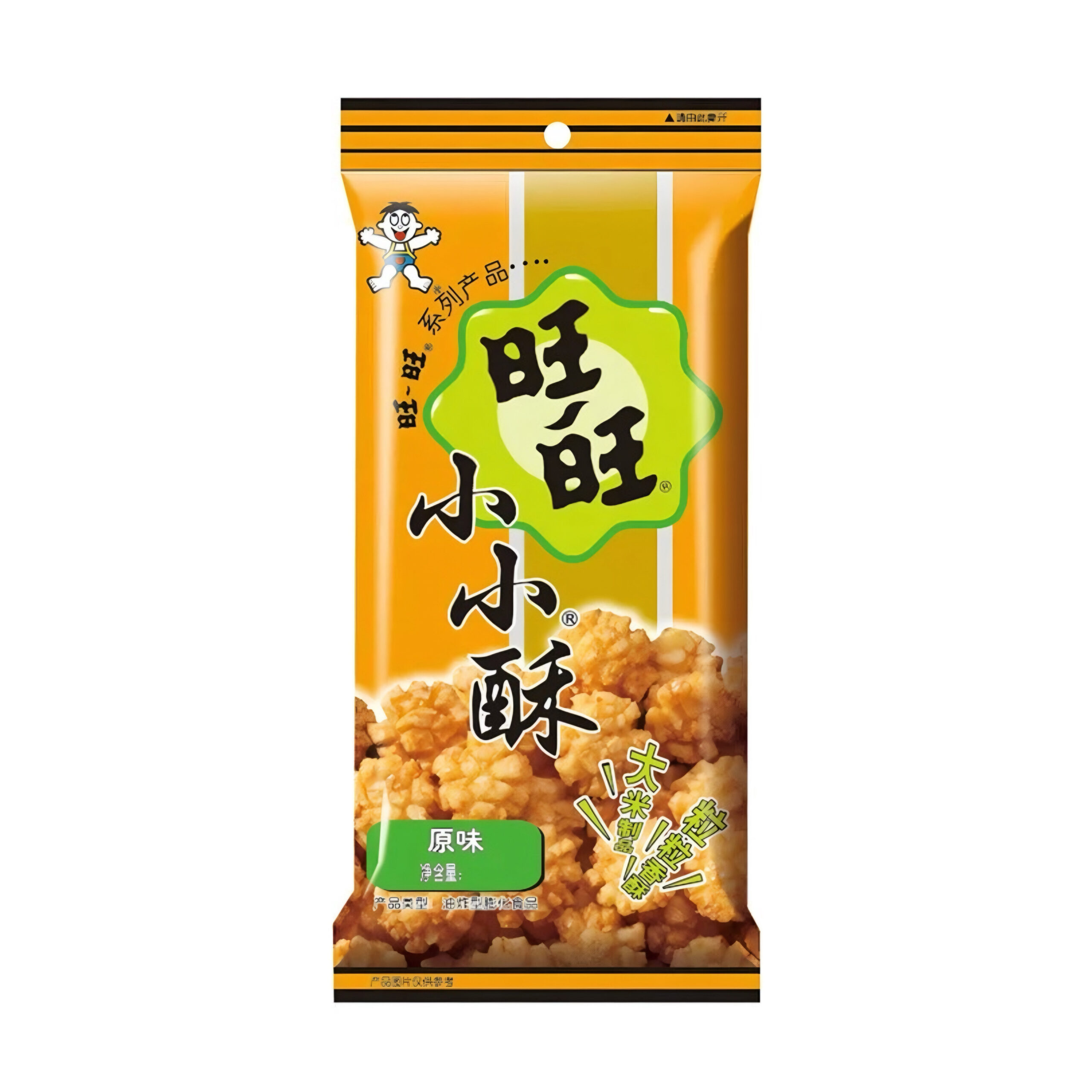 Рисовые крекеры оригинальный вкус Want Want 60гр., Китай