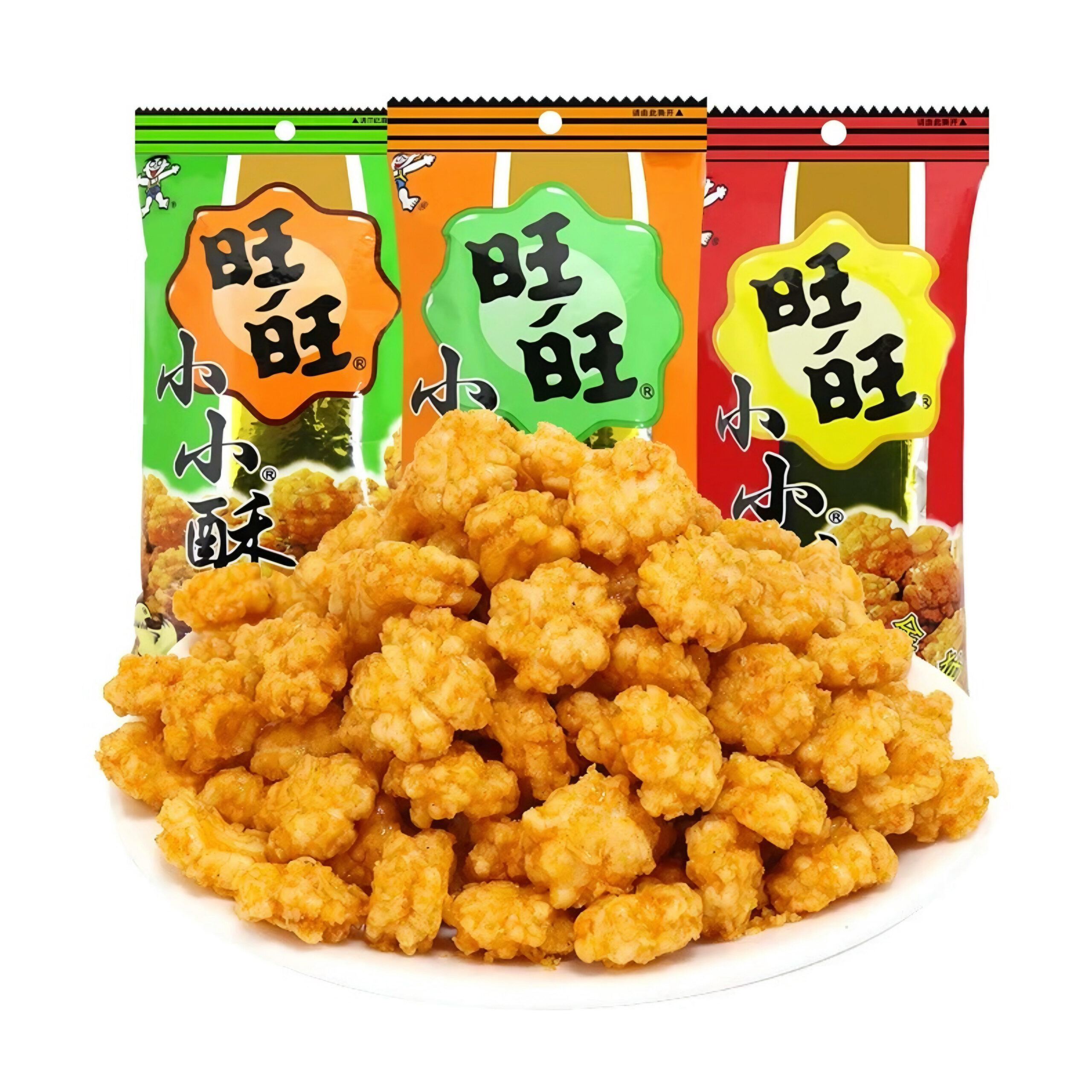 Рисовые крекеры со вкусом жареной курицы Want Want 60гр., Китай