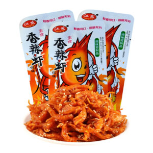Снек из соевого мяса «Креветка» Jiang Fa 26гр., Китай