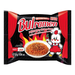 Лапша б/п особо острая со вкусом курицы Bulramen 137,8гр., Корея