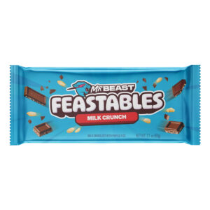 Шоколадная плитка Feastables молочный шоколад с воздушным рисом Mr.Beast 60гр., США