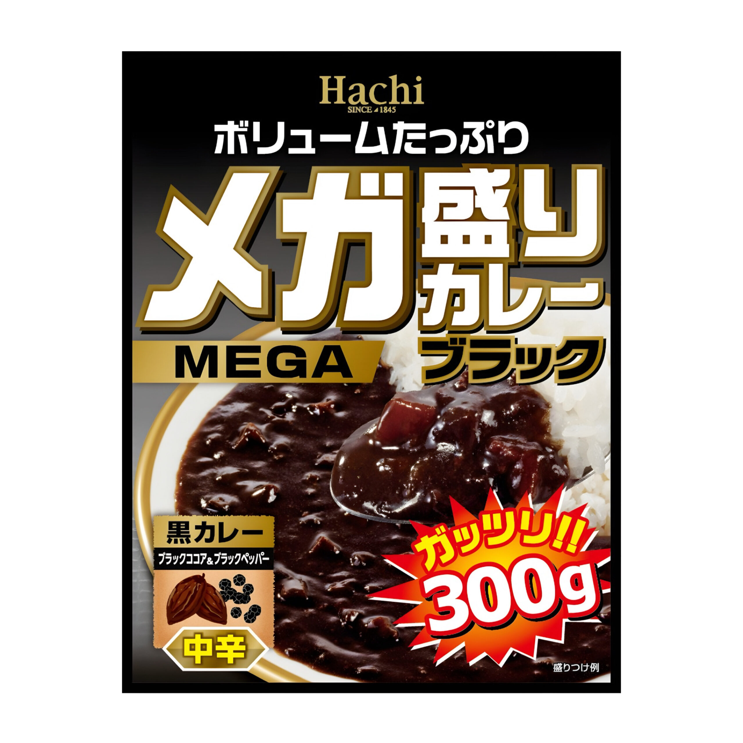Готовый соус карри черный (среднеострый) Hachi 300гр., Япония