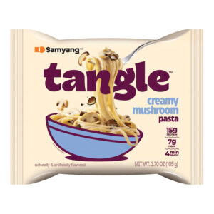 Паста б/п со сливочным соусом и грибами Tangle 105гр., Корея