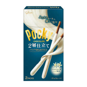 Бисквитные палочки Pocky двухслойные с ванильным муссом Glico 85гр., Япония