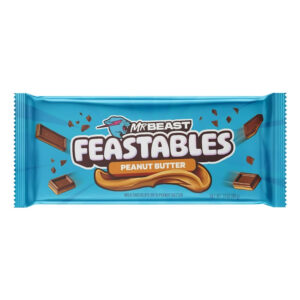 Шоколадная плитка Feastables с арахисовой пастой Mr.Beast 60гр., США