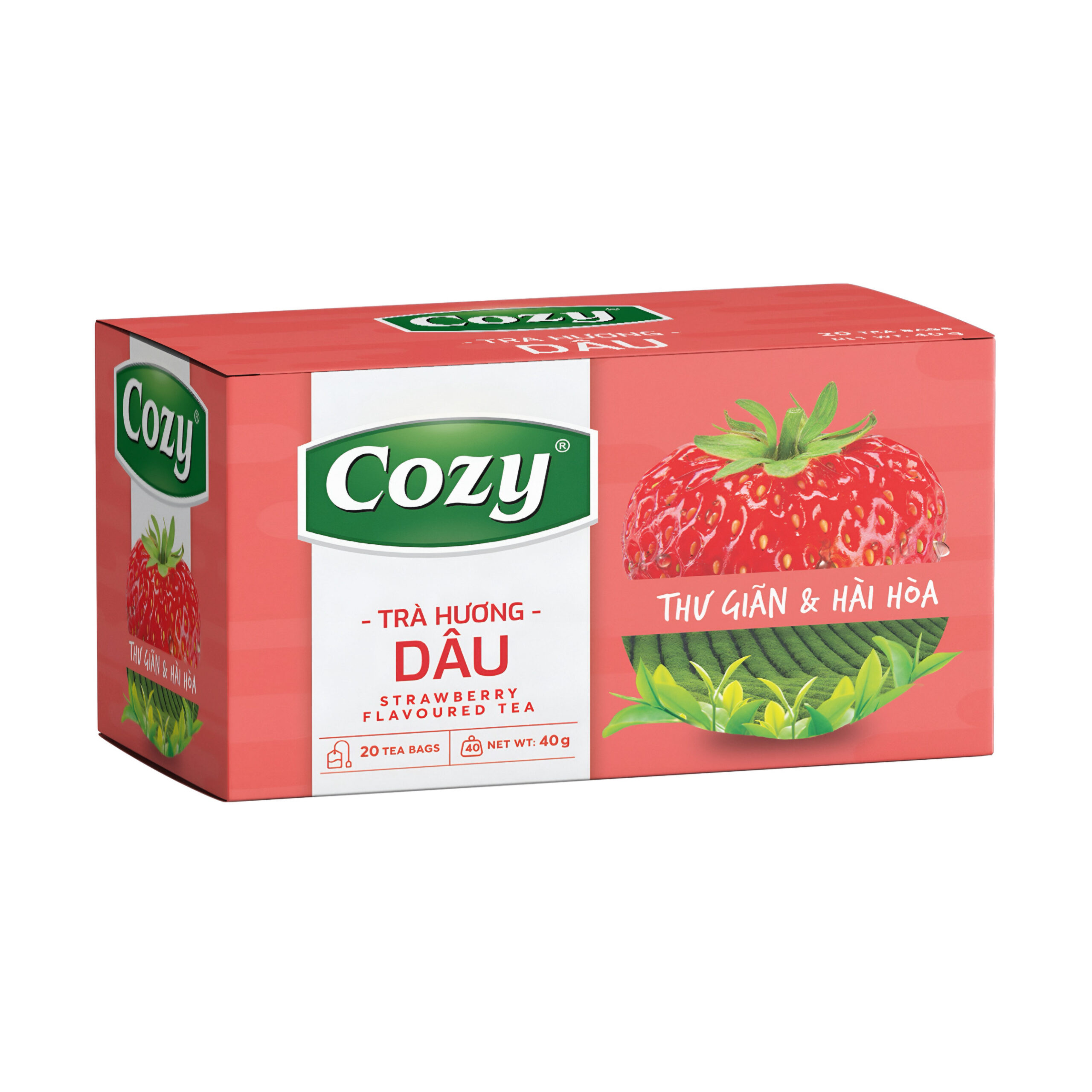 Чай вкус клубники (20 пак.) Cozy 40гр., Вьетнам