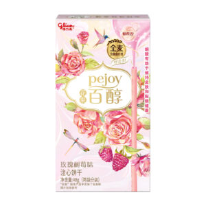 Печенье палочки PEJOY со вкусом малины и розы Glico 48гр., Китай