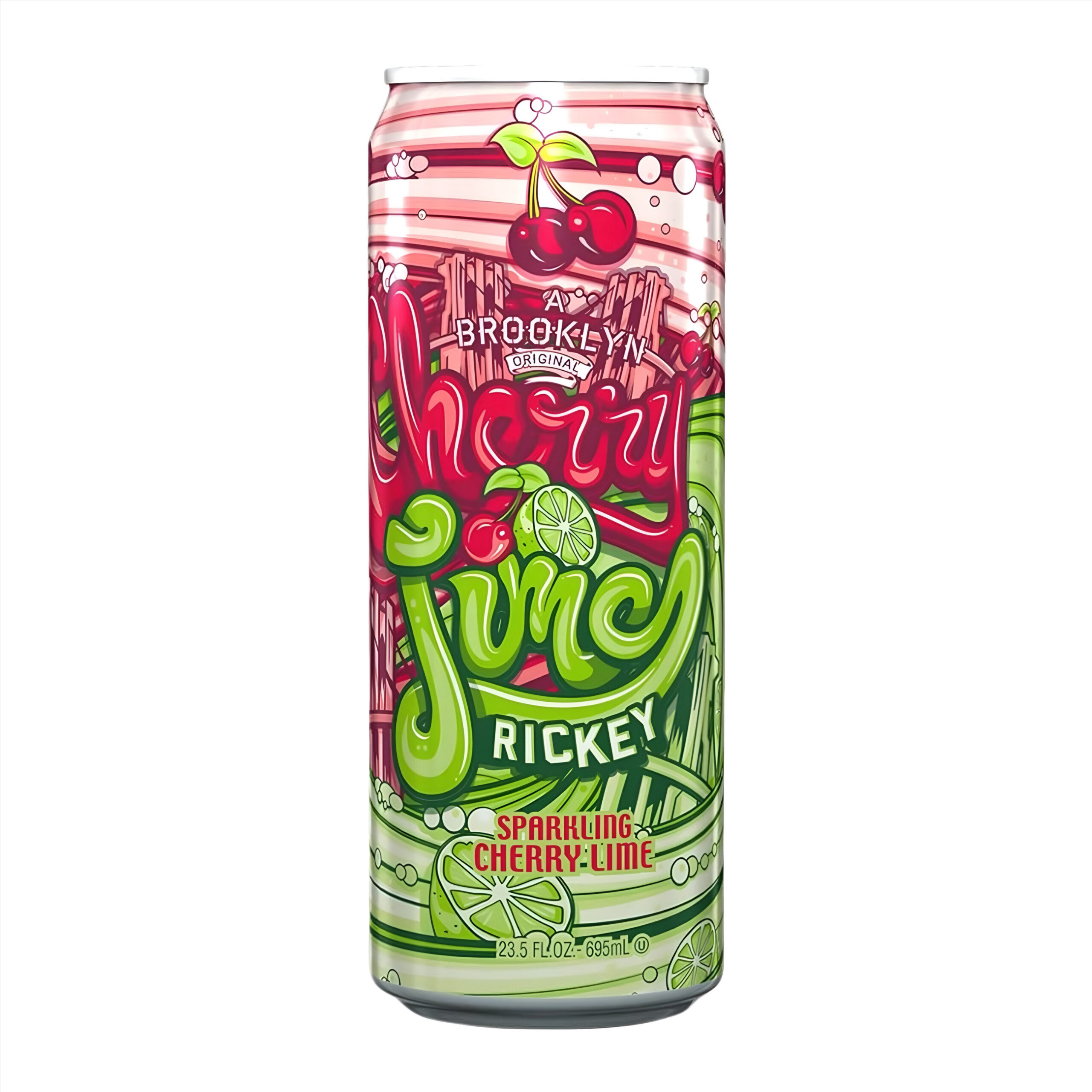 Газированный напиток Rickey Cherry Lime со вкусом вишневого лайма AriZona 680мл., США