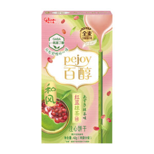 Печенье палочки PEJOY со вкусом красной фасоли и чая матча Glico 42гр., Китай