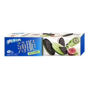 Печенье со вкусом зелёного чая с инжиром Oreo 95гр., Корея