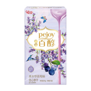 Печенье палочки PEJOY со вкусом лаванды и голубики Glico 48гр., Китай