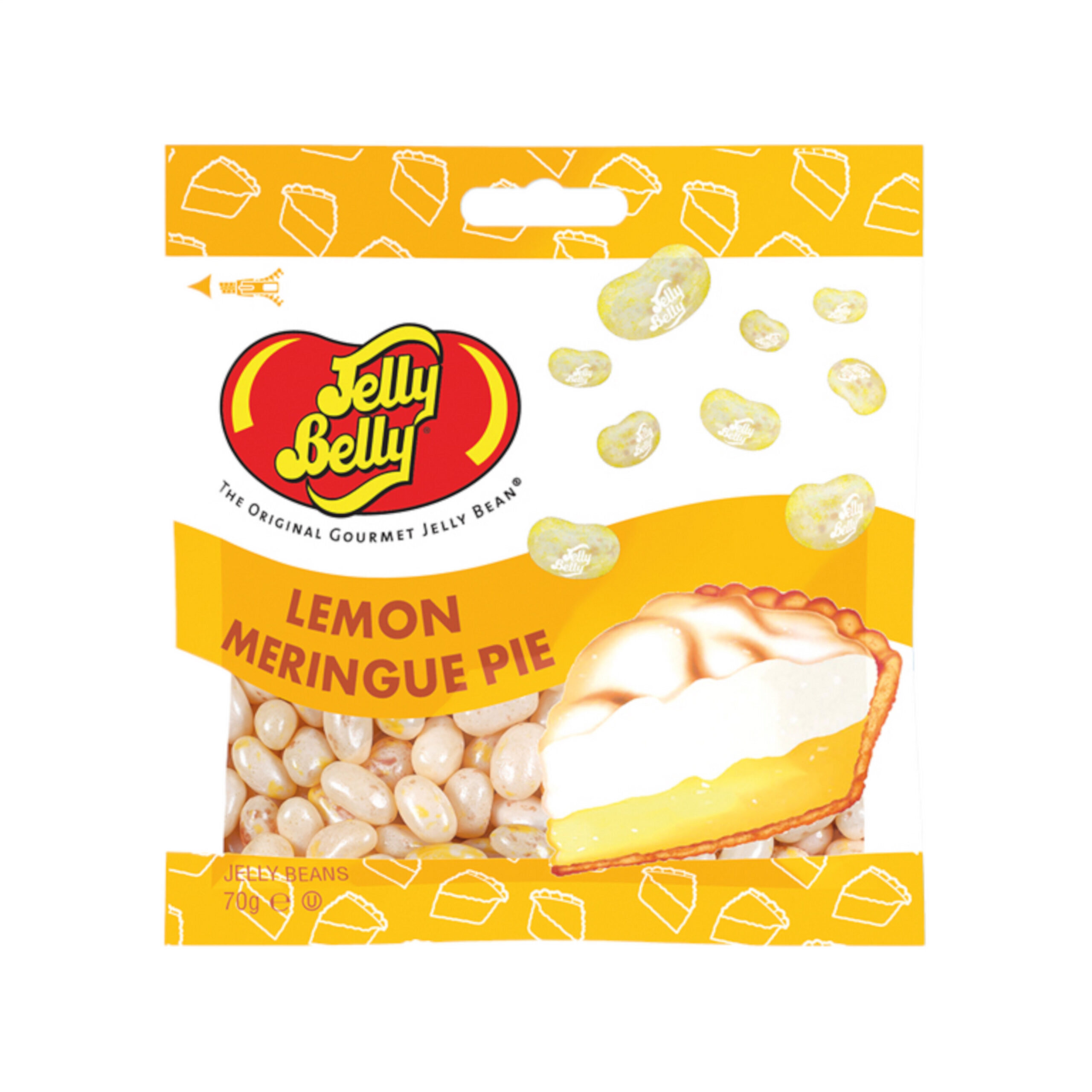Жевательные конфеты со вкусом лимонного пирога Jelly Belly 70гр., Таиланд