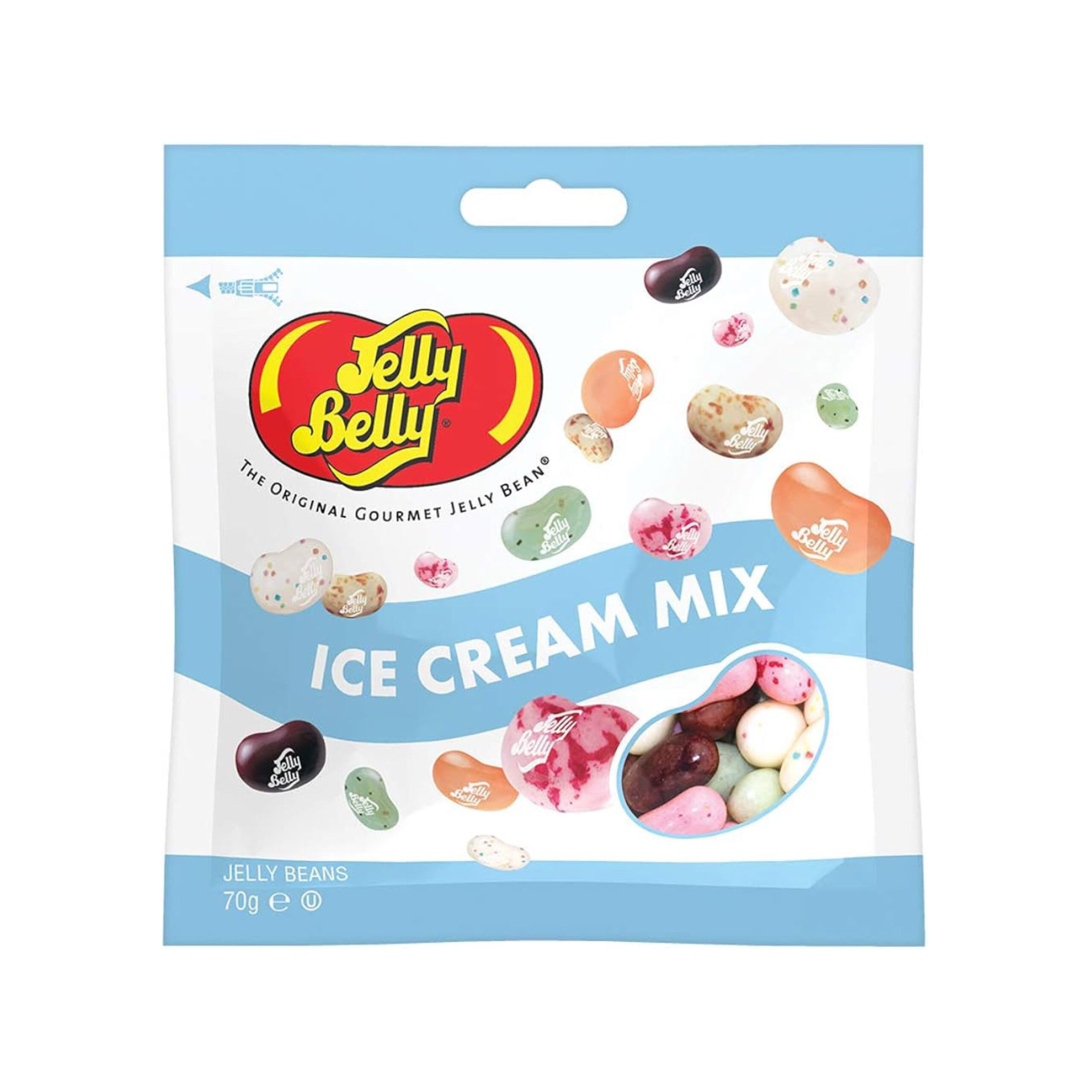 Жевательные конфеты ассорти мороженое Jelly Belly 70гр., США