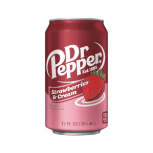 Газированный напиток клубничный крем Dr. Pepper 355мл., США