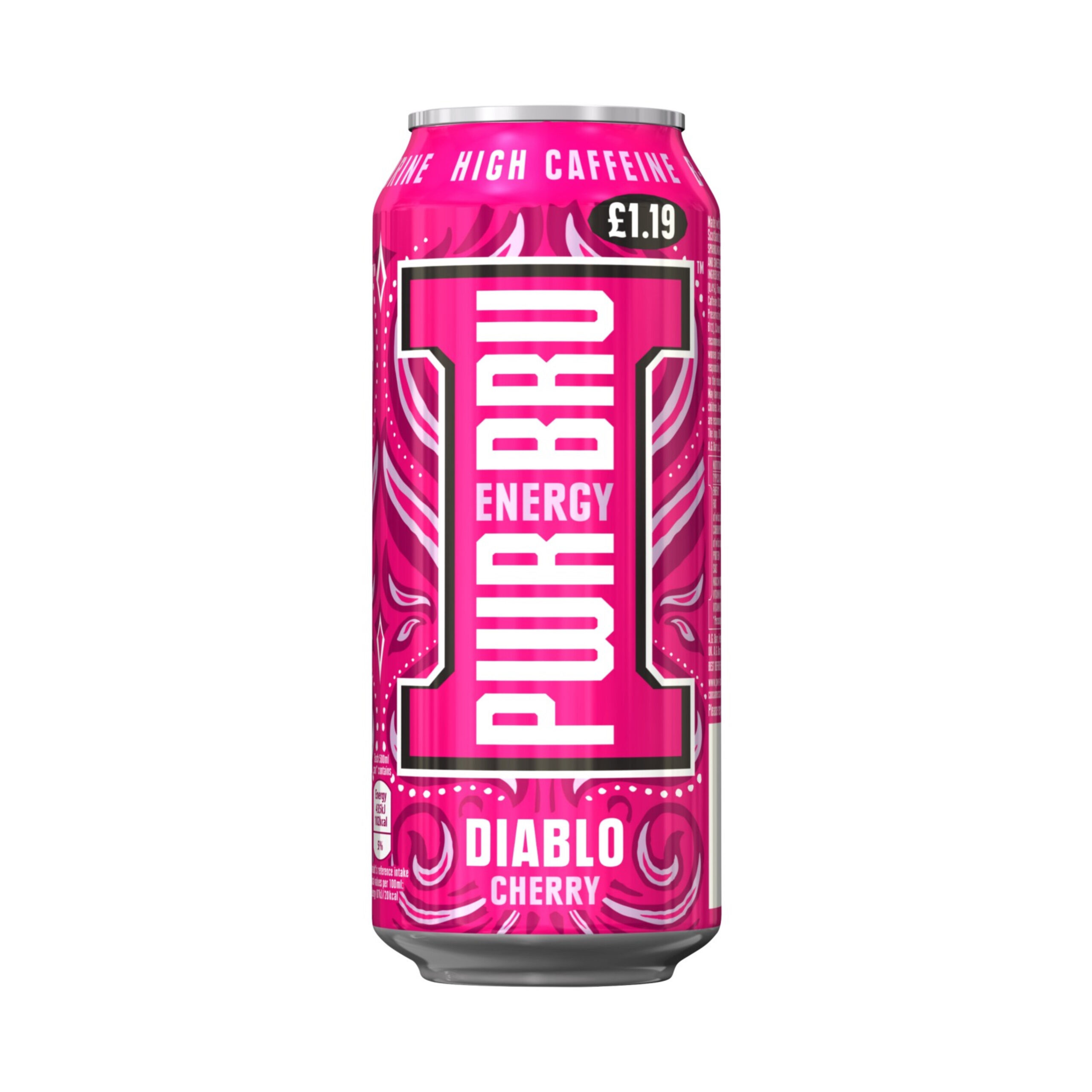 Энергетический напиток Diablo Cherry вишневый PWR BRU 500мл., Европа