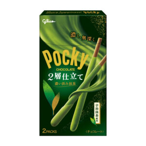 Бисквитные палочки Pocky двухслойные с маття Glico 71гр., Япония