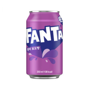 Газированный напиток виноградный вкус Fanta Soda 355мл., Корея