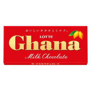 Шоколад молочный Ghana Lotte 50гр., Япония