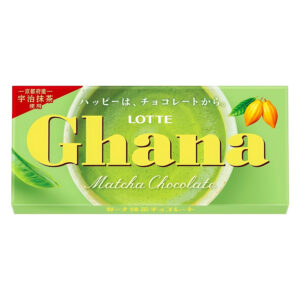 Шоколад Ghana вкус чая матчи Lotte 45гр., Япония