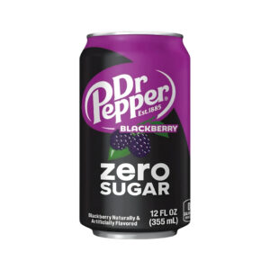 Газированный напиток «Blackberry» со вкусом ежевики без сахара Dr. Pepper 355мл., США