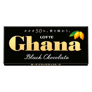 Шоколад Ghana черный Lotte 50гр., Япония