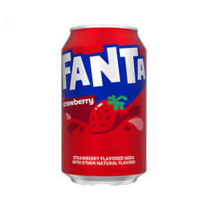 Газированный напиток «Strawberry» со вкусом клубники Fanta 355мл., США