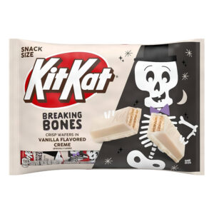 Белый шоколад KitKat Breaking Bones со вкусом ванильного крема Nestle 291гр., США