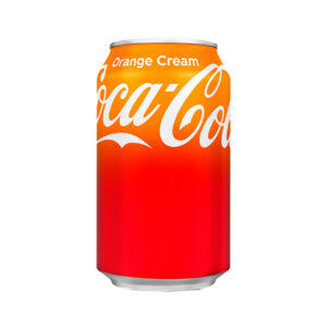 Газированный напиток «Orange Vanilla» co вкусом апельсина и ванили Coca-Cola 355мл., США